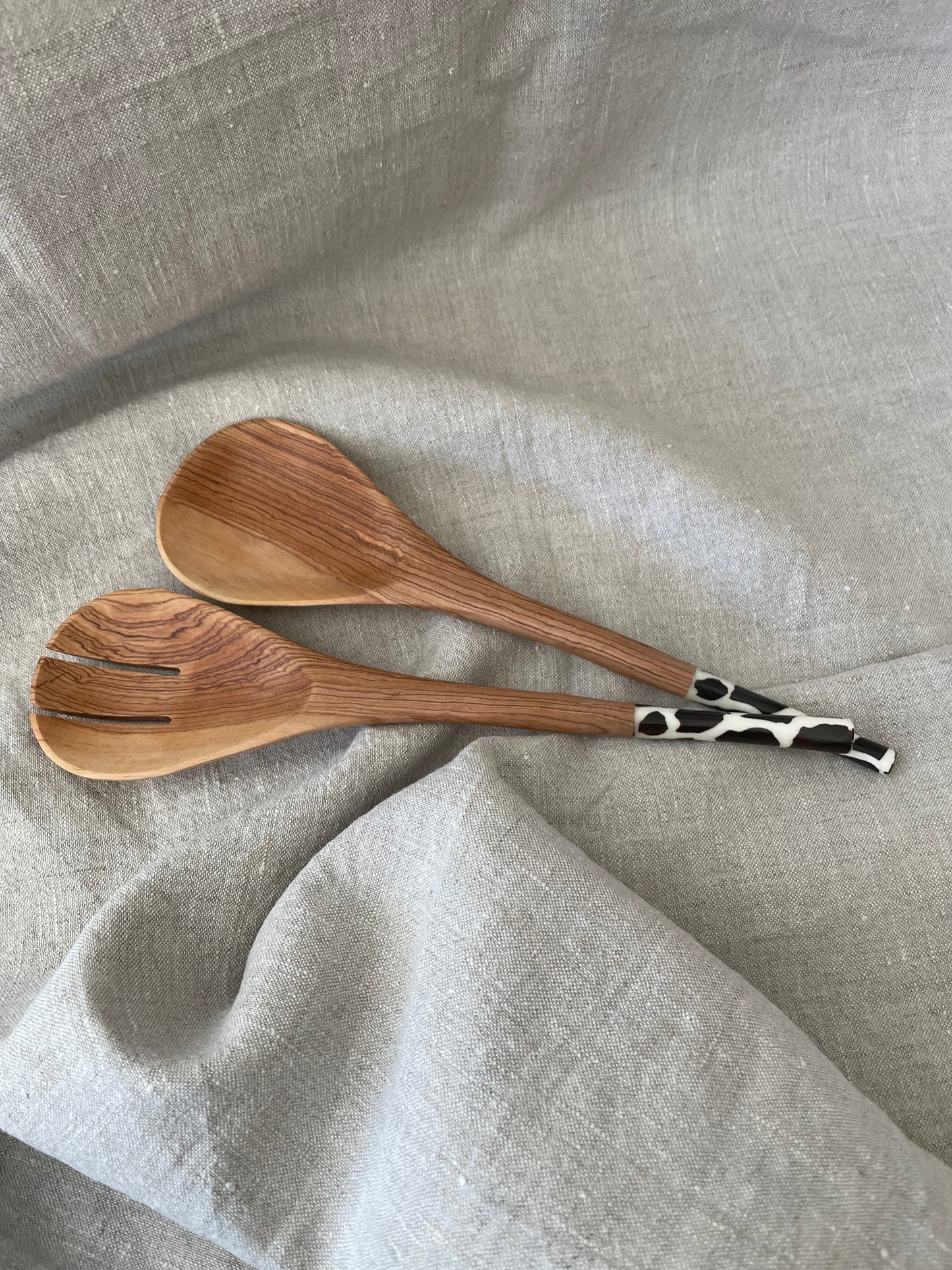 Wooden spoons with print