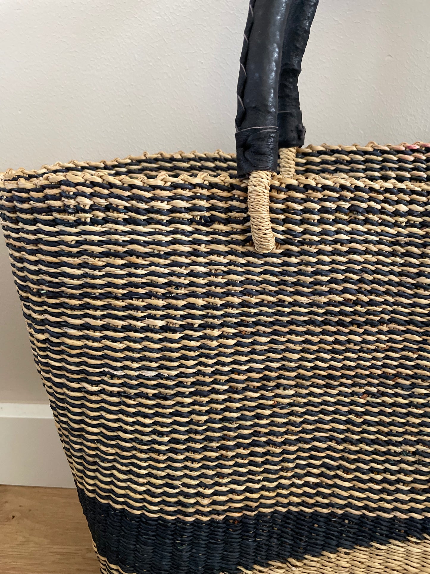 Bolga straw shopper