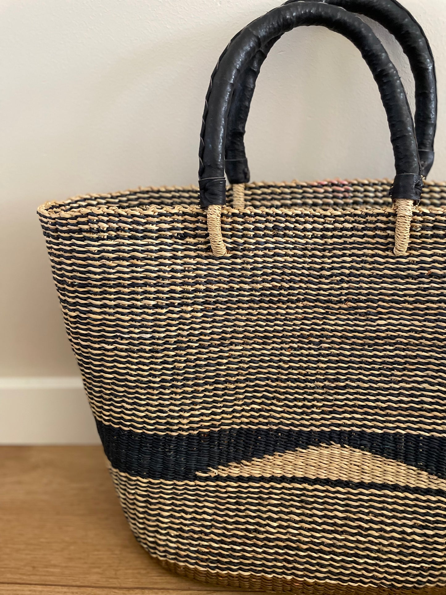 Bolga straw shopper