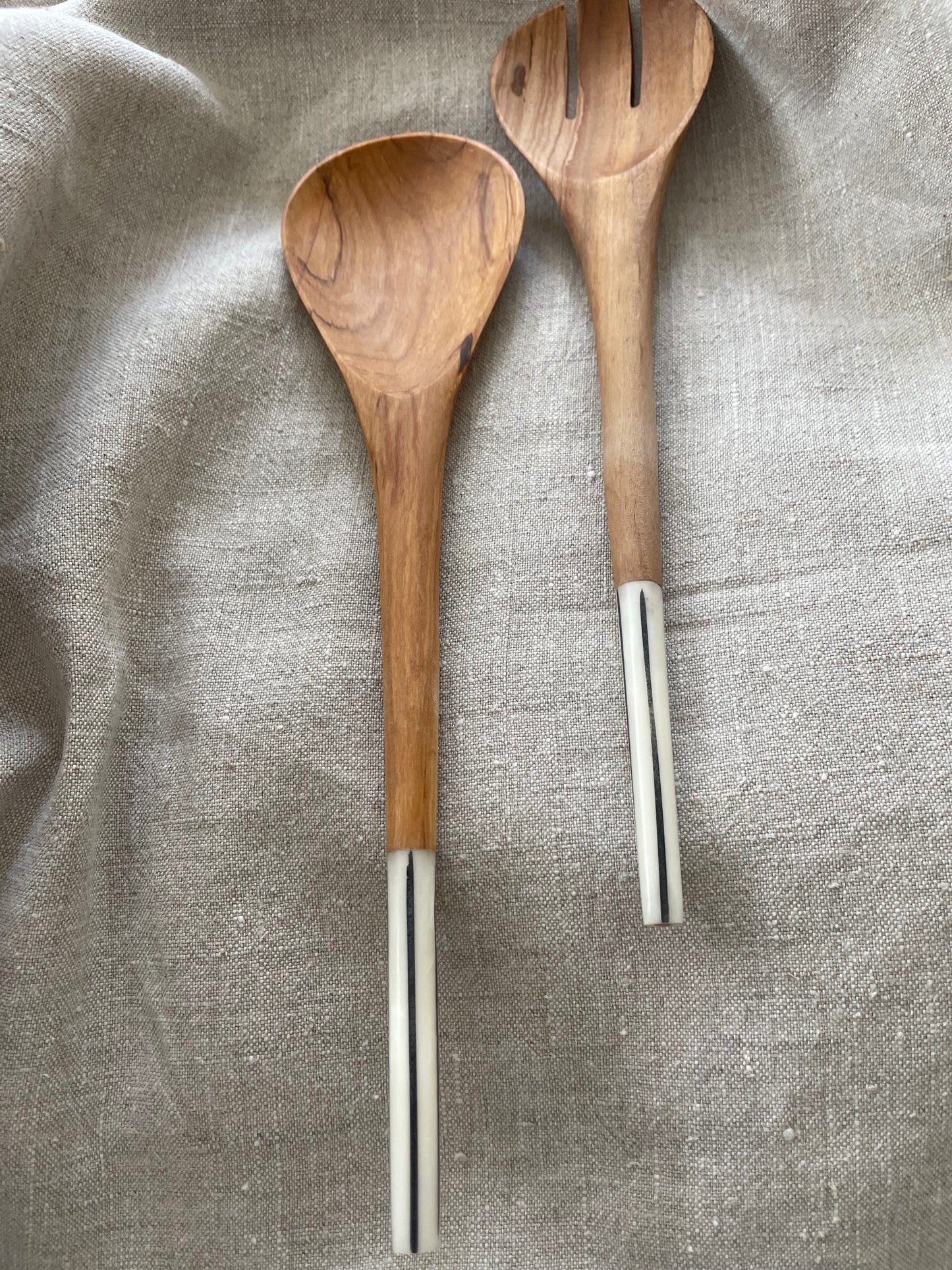 Wooden spoons with print