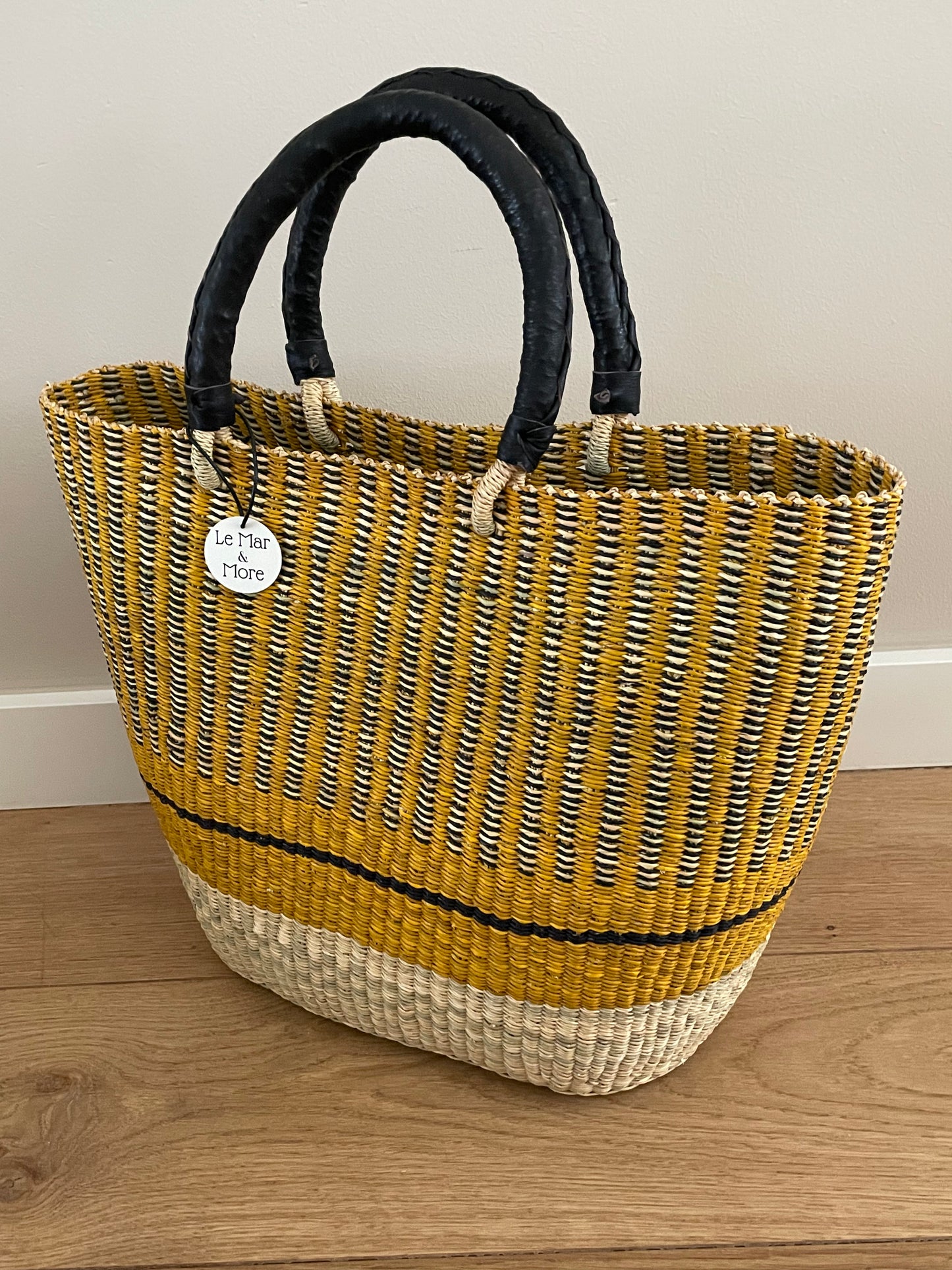 Bolga straw shopper