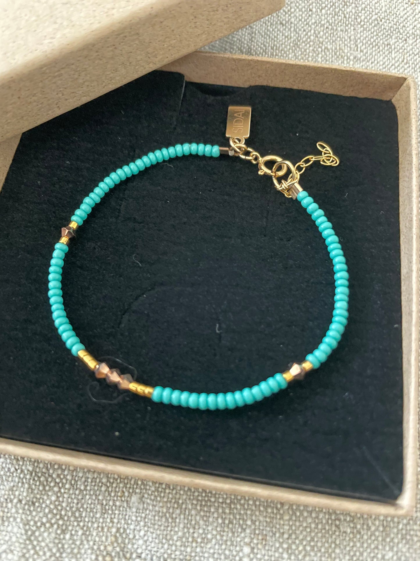 Endito crystal bracelet turquoise