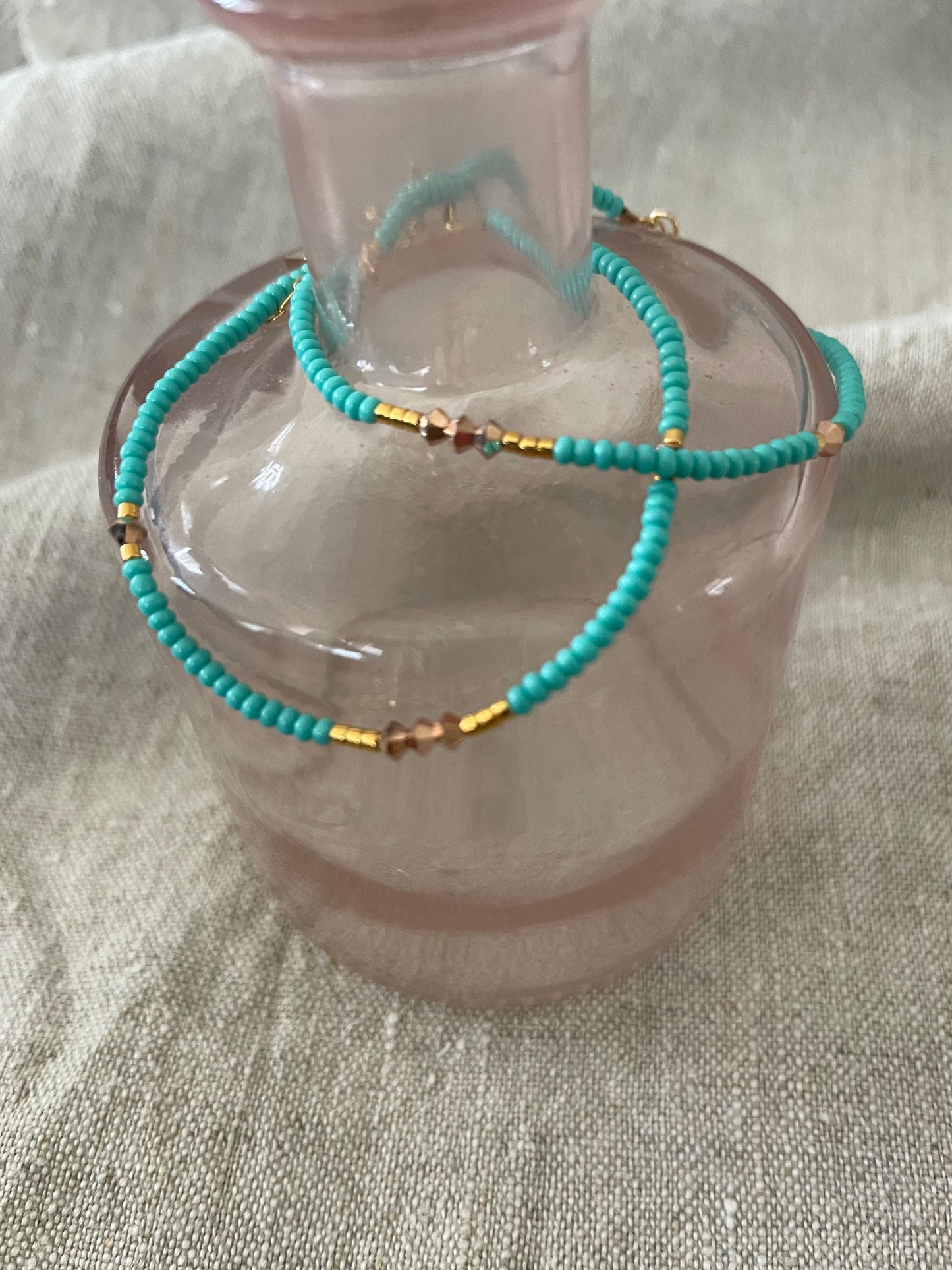 Endito crystal bracelet turquoise