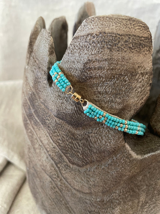 Pembetatu bracelet turquoise