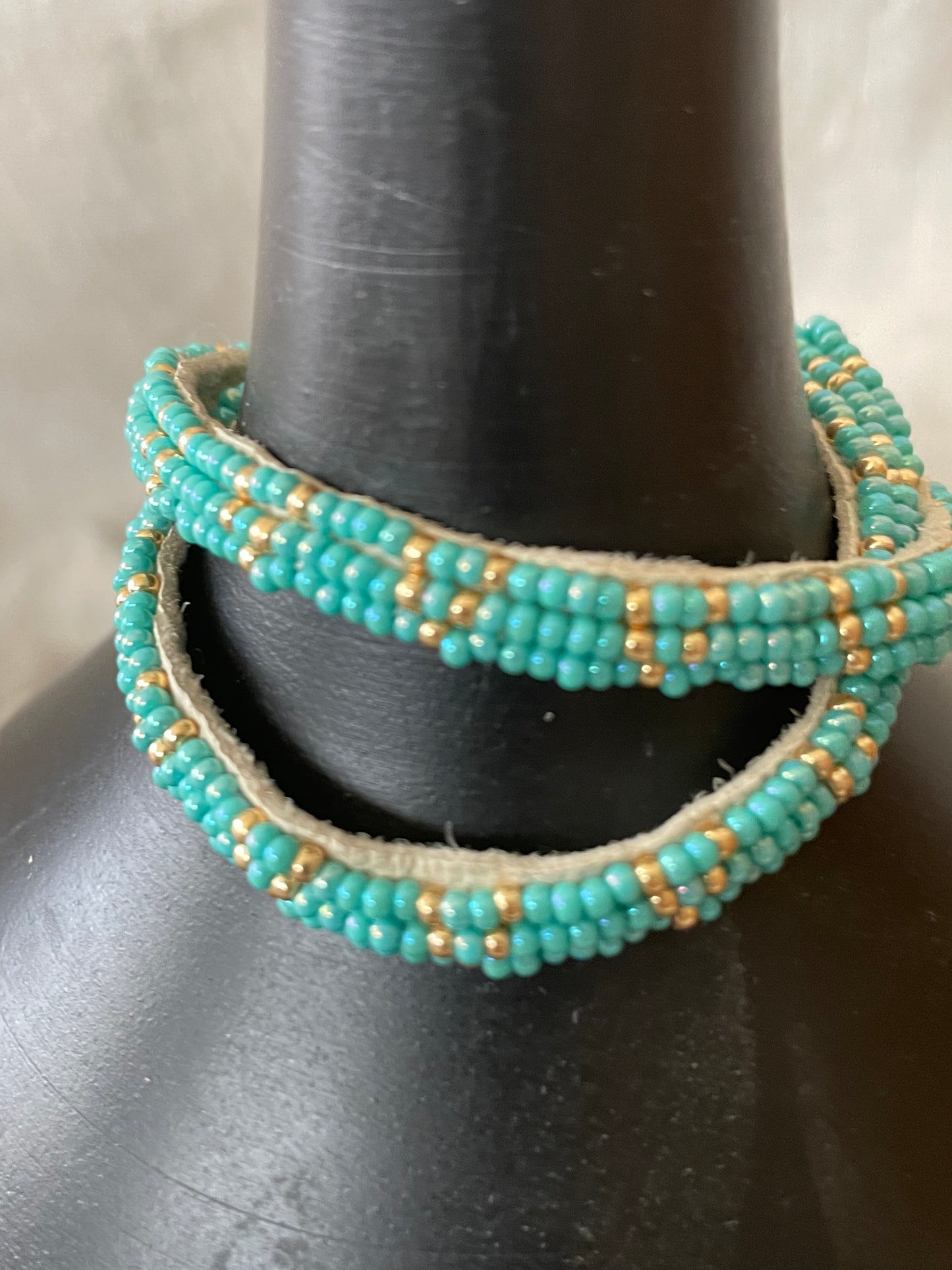 Double bracelet turquoise