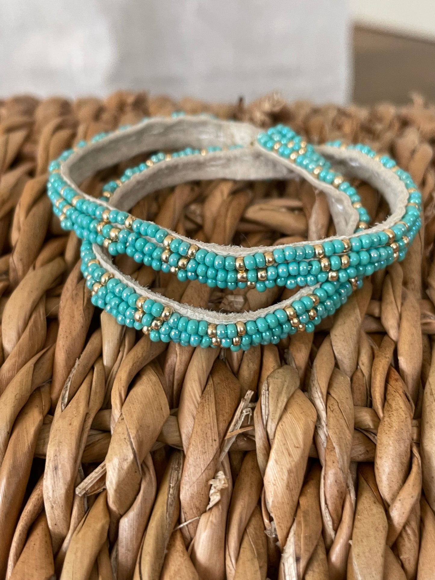 Double bracelet turquoise