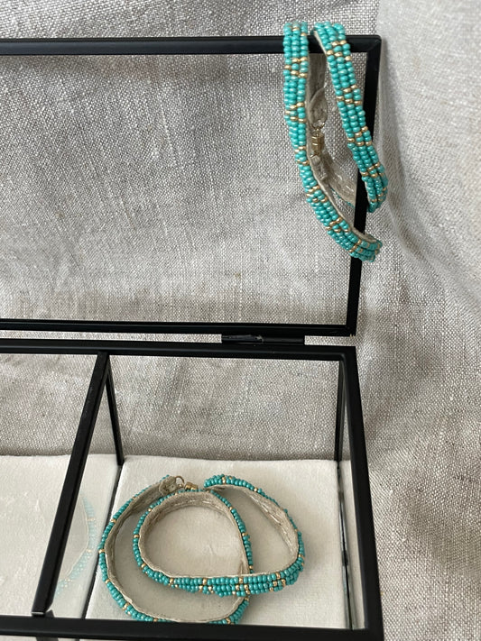 Double bracelet turquoise