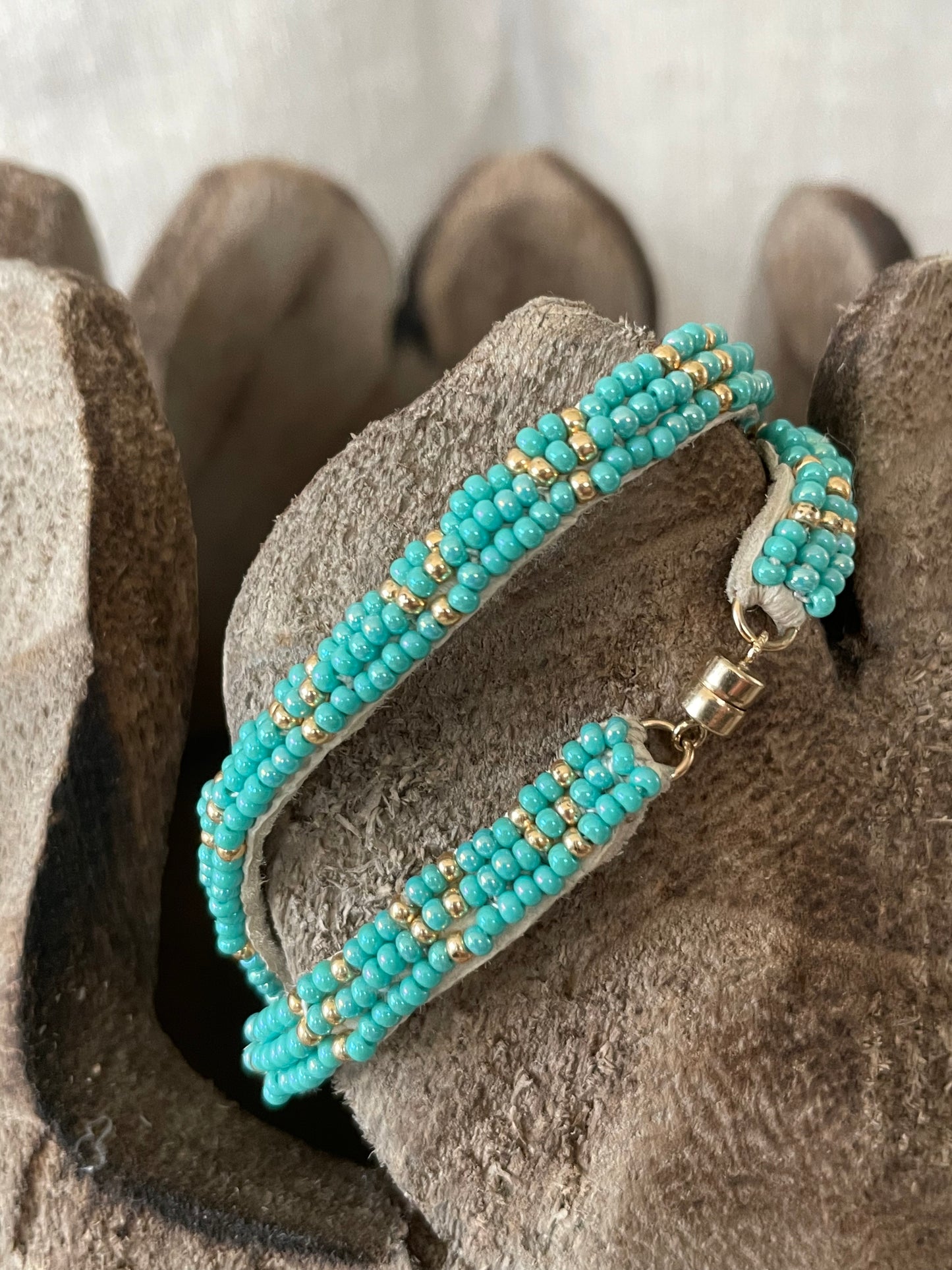 Double bracelet turquoise