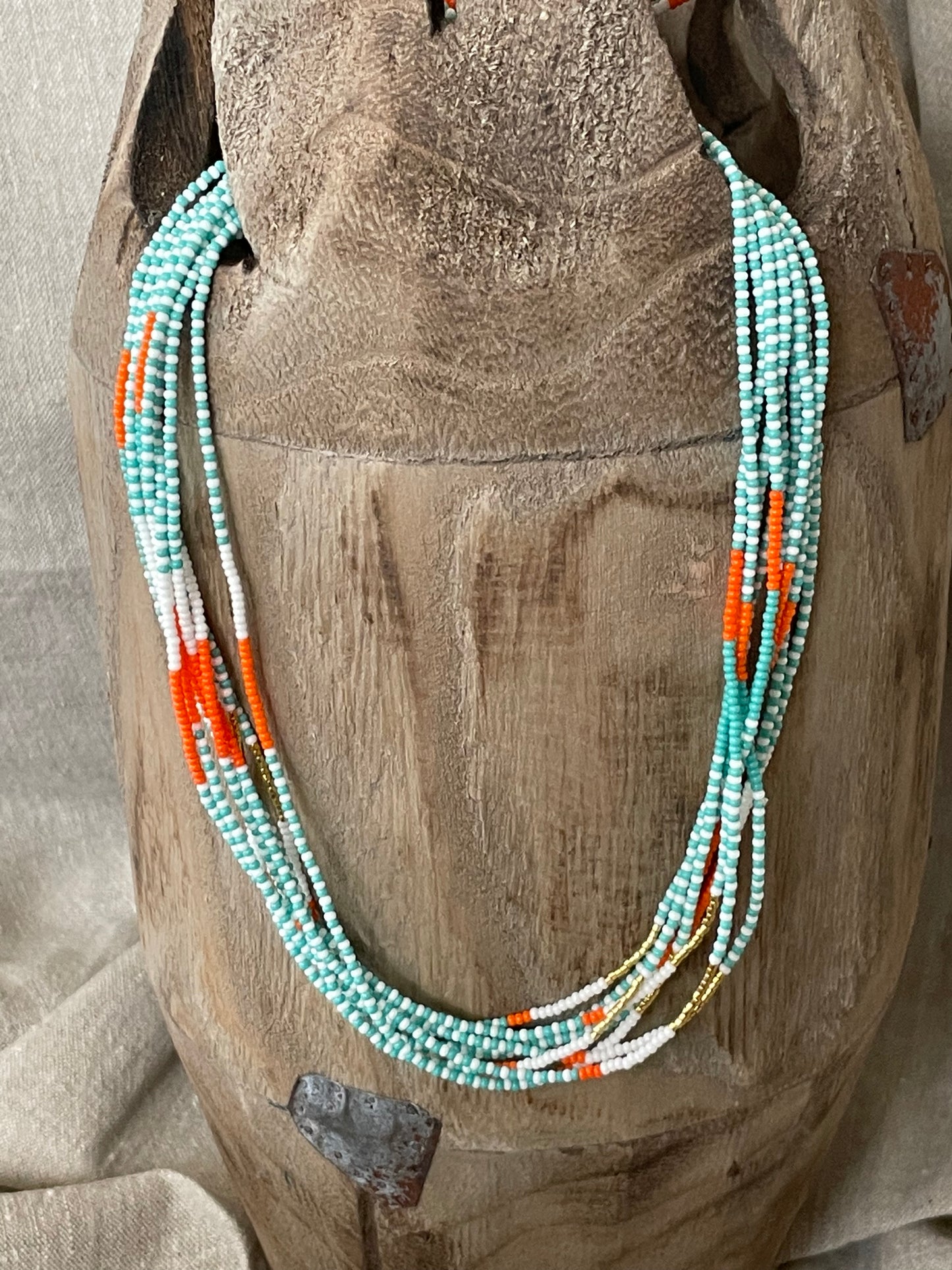 Triple Endito necklace turquoise