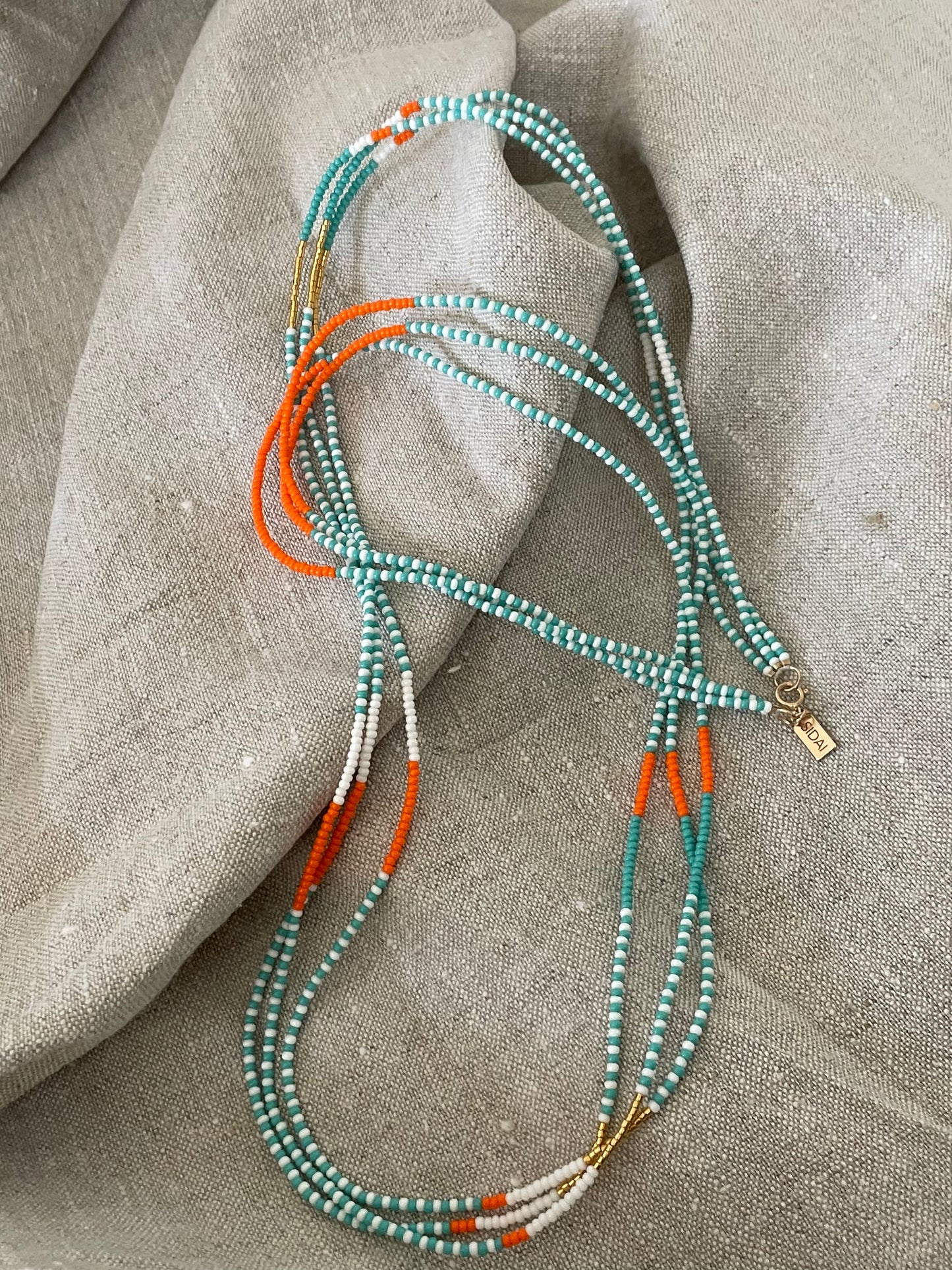 Triple Endito necklace turquoise