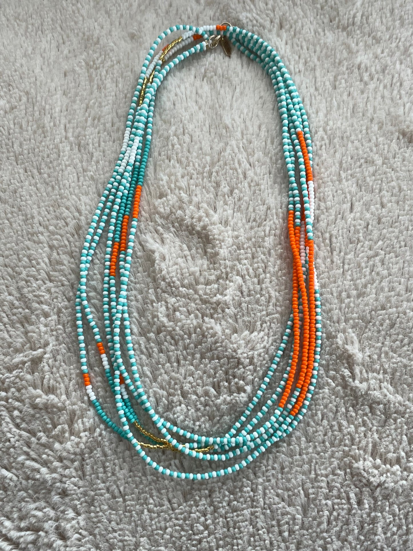 Triple Endito necklace turquoise