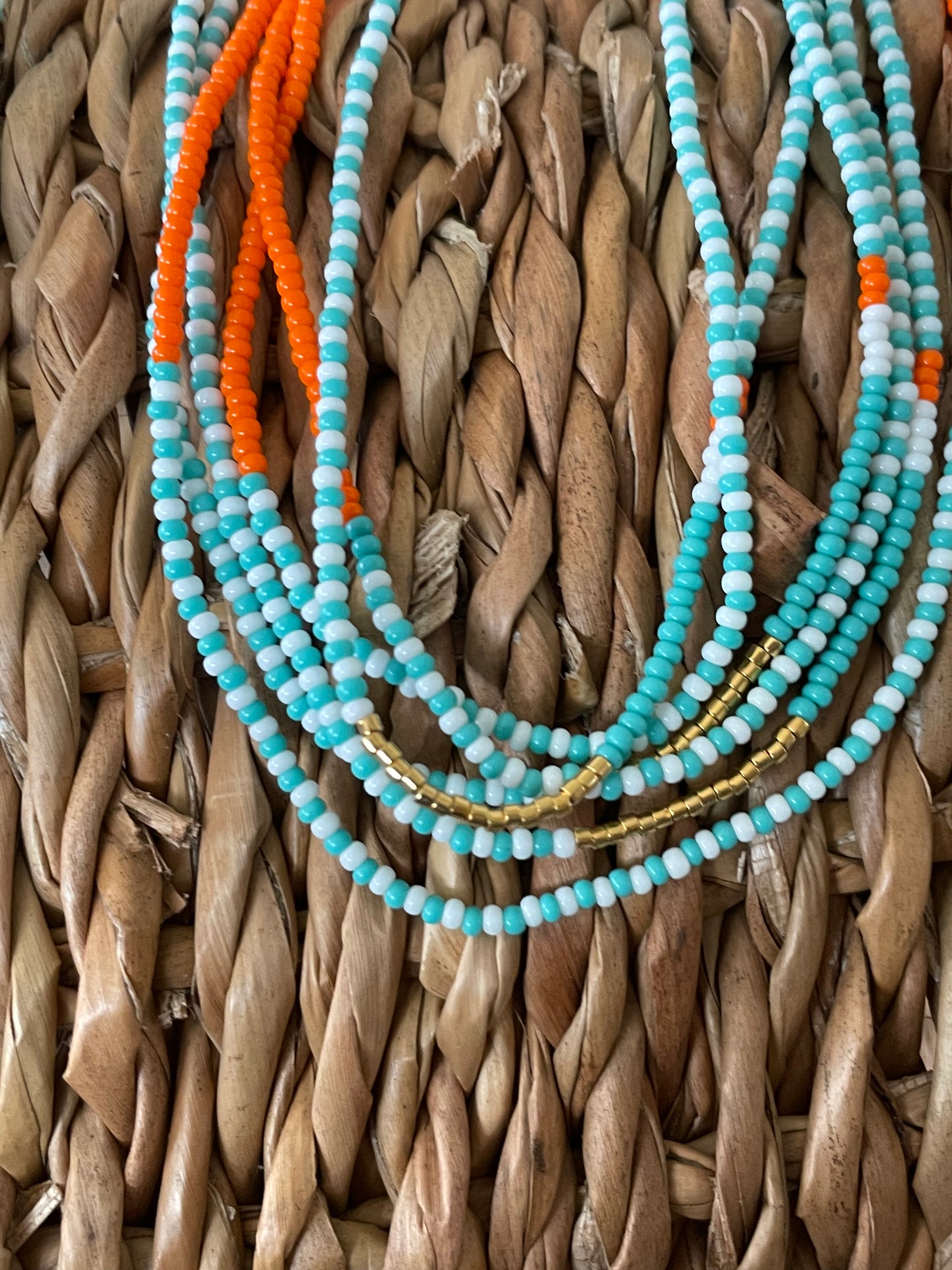 Triple Endito necklace turquoise