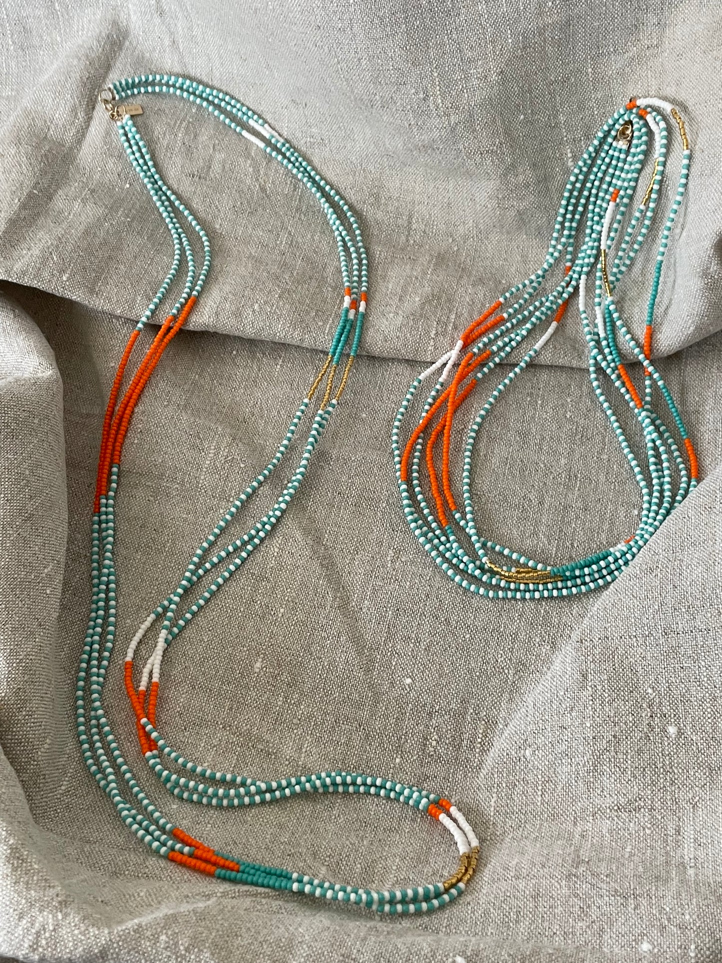 Triple Endito necklace turquoise