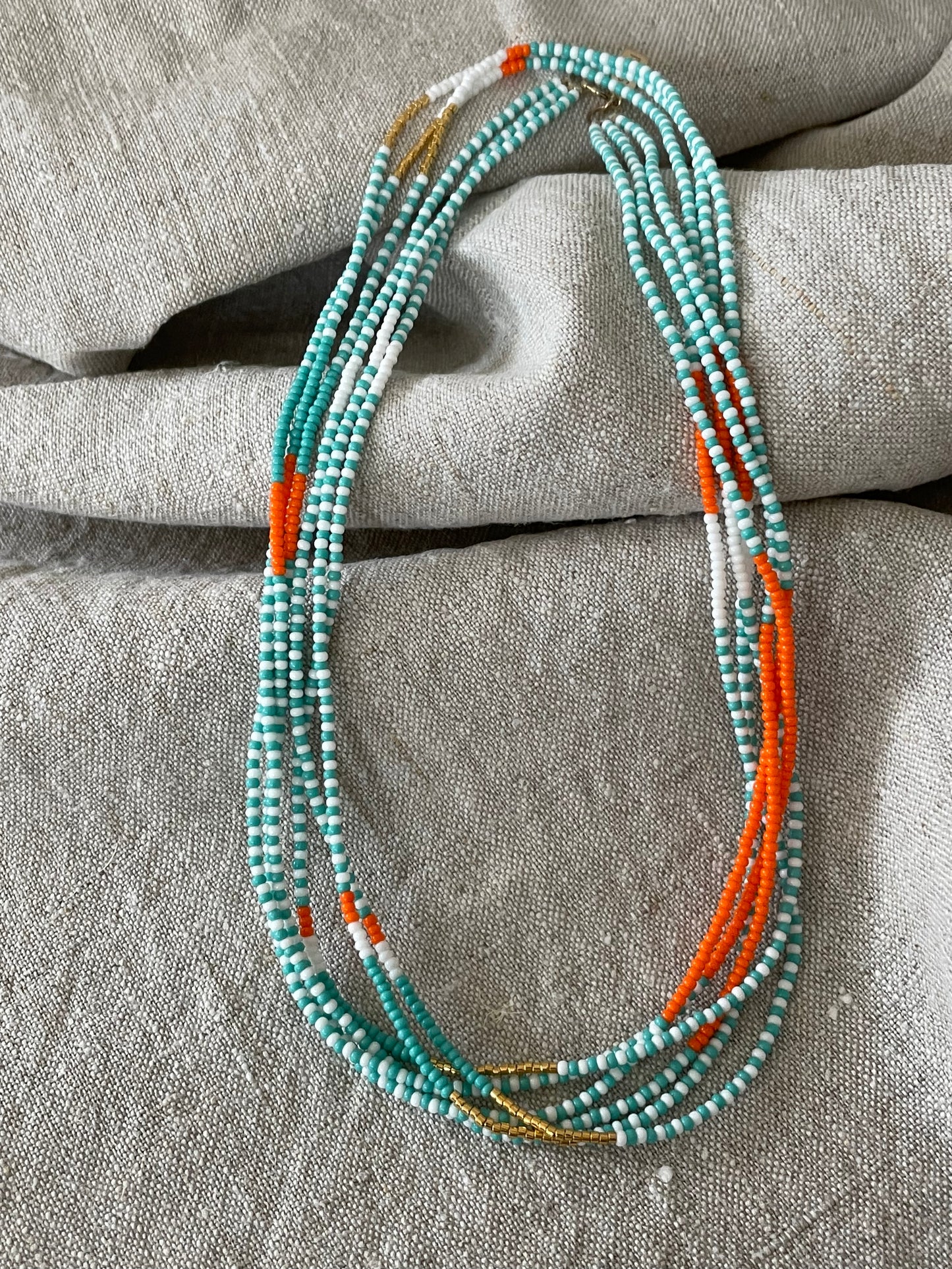 Triple Endito necklace turquoise