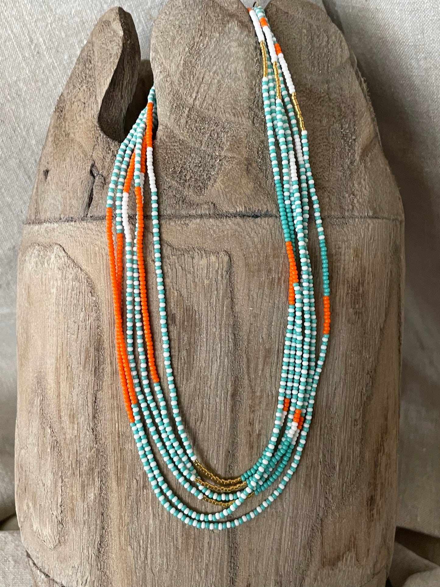 Triple Endito necklace turquoise